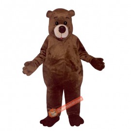 Chubby Bear Mascot Costume, Chubby Bear Costume