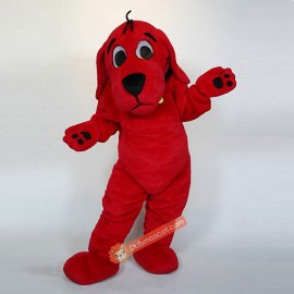 Clifford the Big Red Dog Mascot Costume , Clifford the Big Red Dog Costume 