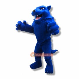 Blue Wolf Mascot Costume