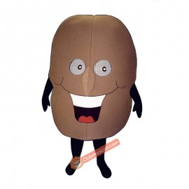 Coffee Bean (Bodysuit not included) Mascot Costume, Coffee Bean (Bodysuit not included) Costume