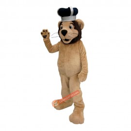 College An Crown Lion Mascot Costume, College An Crown Lion Costume