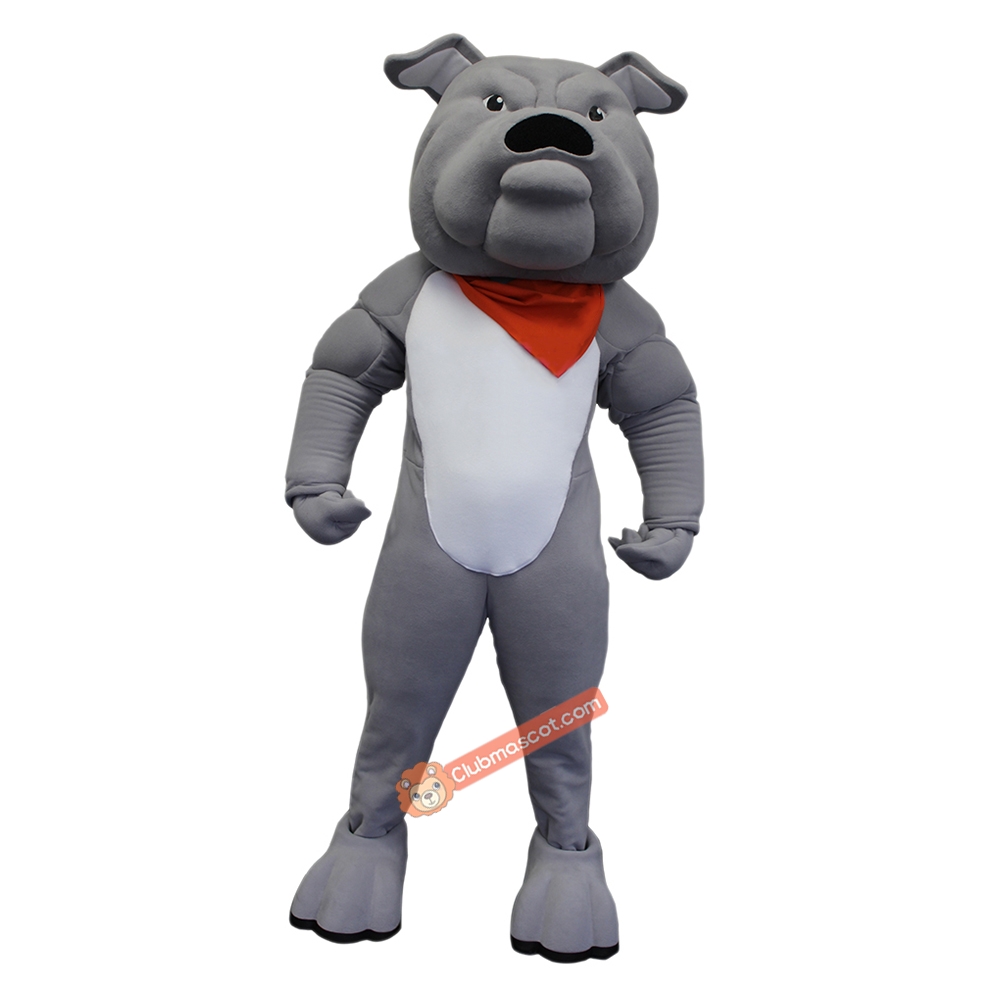 College Bulldog Mascot Costume, College Bulldog Costume