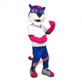 College Color Panther Mascot Costume, College Color Panther Costume