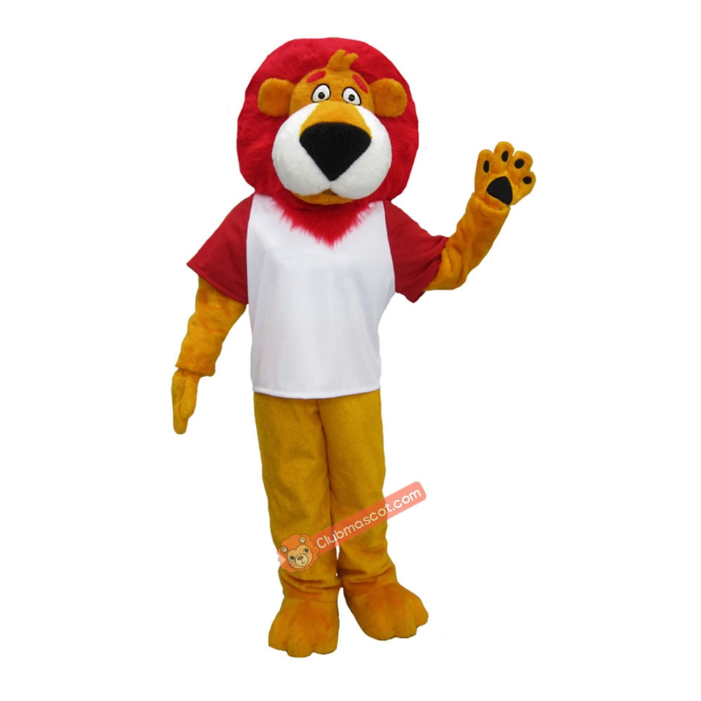 College Friendly Lion Mascot Costume, College Friendly Lion Costume