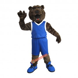 College Growler Bear Mascot Costume, College Growler Bear Costume