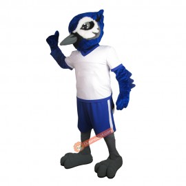 College Handsome Bird Mascot Costume, College Handsome Bird Costume