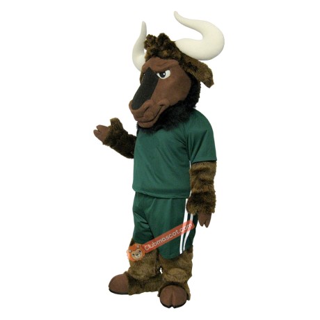 College Handsome Buffalo Mascot Costume, College Handsome Buffalo Costume