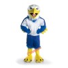 College Handsome Eagle Mascot Costume, College Handsome Eagle Costume