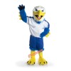 College Handsome Eagle Mascot Costume, College Handsome Eagle Costume