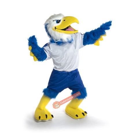 College Handsome Eagle Mascot Costume, College Handsome Eagle Costume