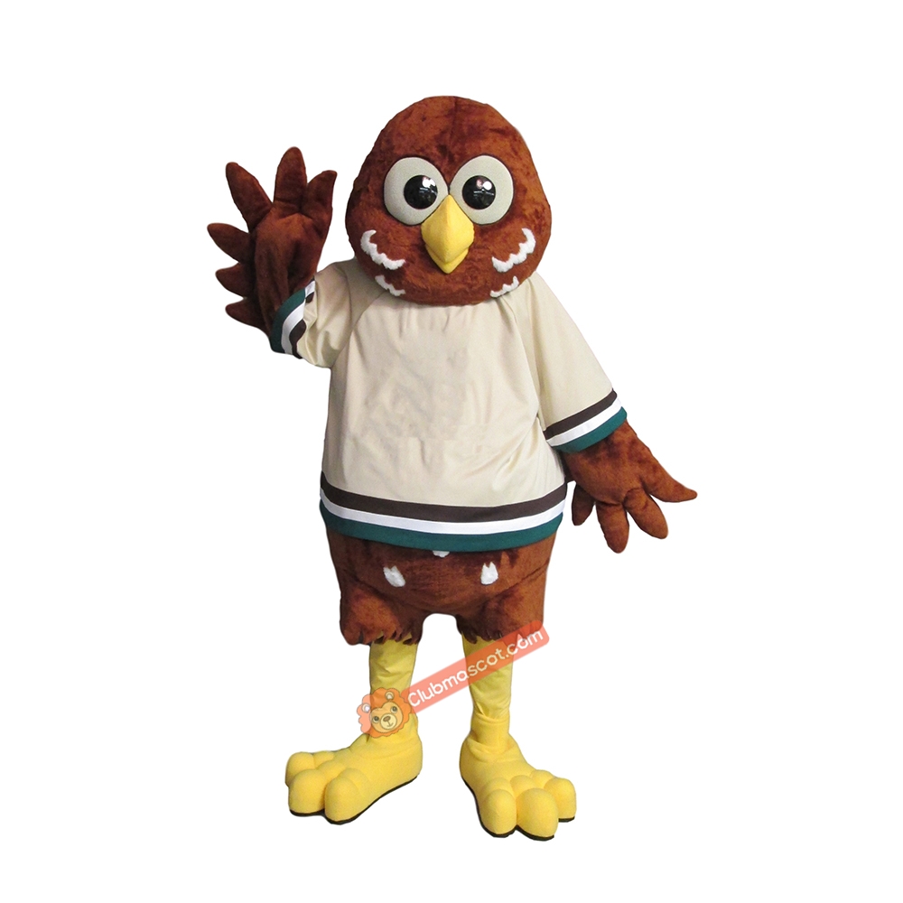 College Owl Mascot Costume, College Owl Costume