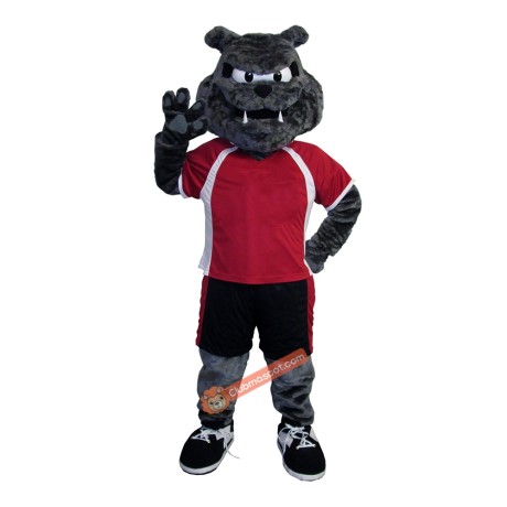 College Power Bulldog Mascot Costume, College Power Bulldog Costume