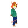 Colored Fox Mascot Costume, Colored Fox Costume