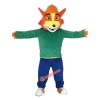 Colored Fox Mascot Costume, Colored Fox Costume