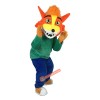 Colored Fox Mascot Costume, Colored Fox Costume