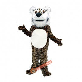 Comic Leopard Mascot Costume, Comic Leopard Costume