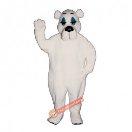 Comic Polar Bear Mascot Costume, Comic Polar Bear Costume