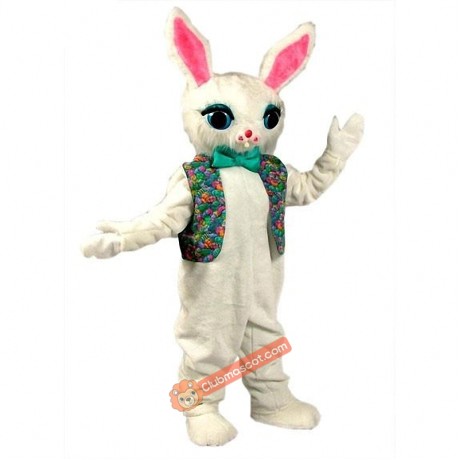 Cotton Bunny Mascot Costume, Cotton Bunny Costume