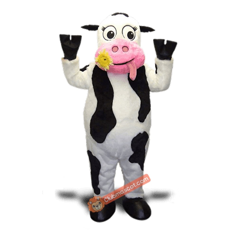 Cow Character Mascot Costume, Cow Character Costume