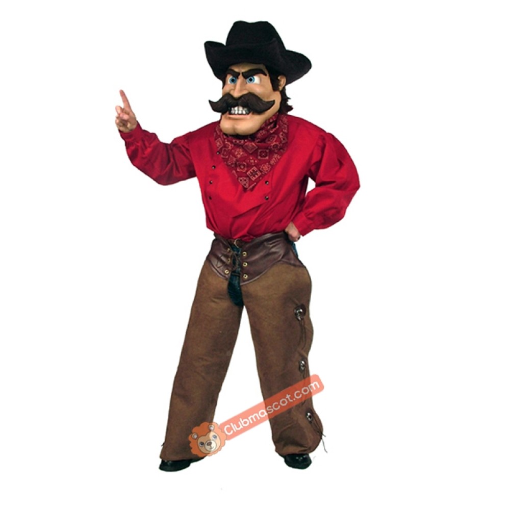 Cowboy Mascot Costume, Cowboy Costume