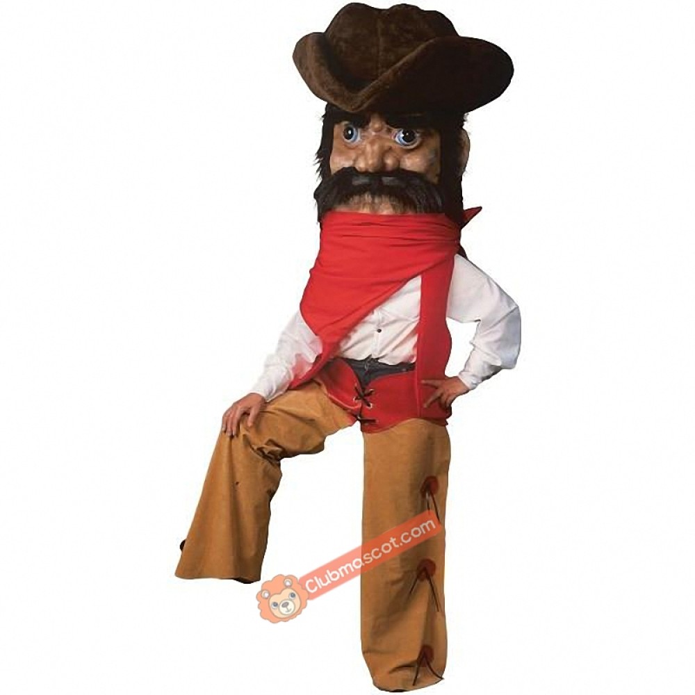 Cowboy Mascot Costume, Cowboy Costume