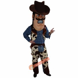 Cowboy Mascot Costume, Cowboy Costume