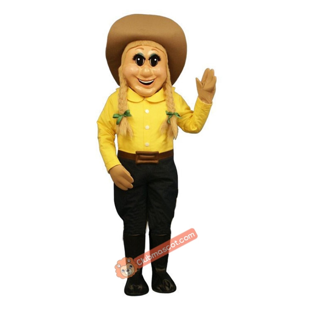 Cowgirl Mascot Costume, Cowgirl Costume