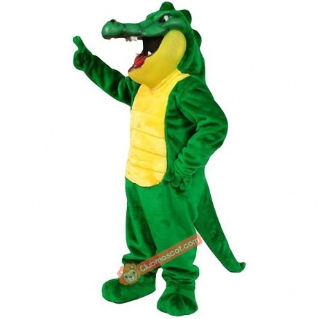 Crunch Gator Mascot Costume, Crunch Gator Costume