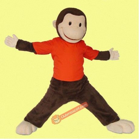 Curious George Mascot Costume, Curious George Costume