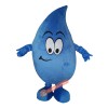 Custom Blue Water Shape Mascot Costume, Custom Blue Water Shape Costume