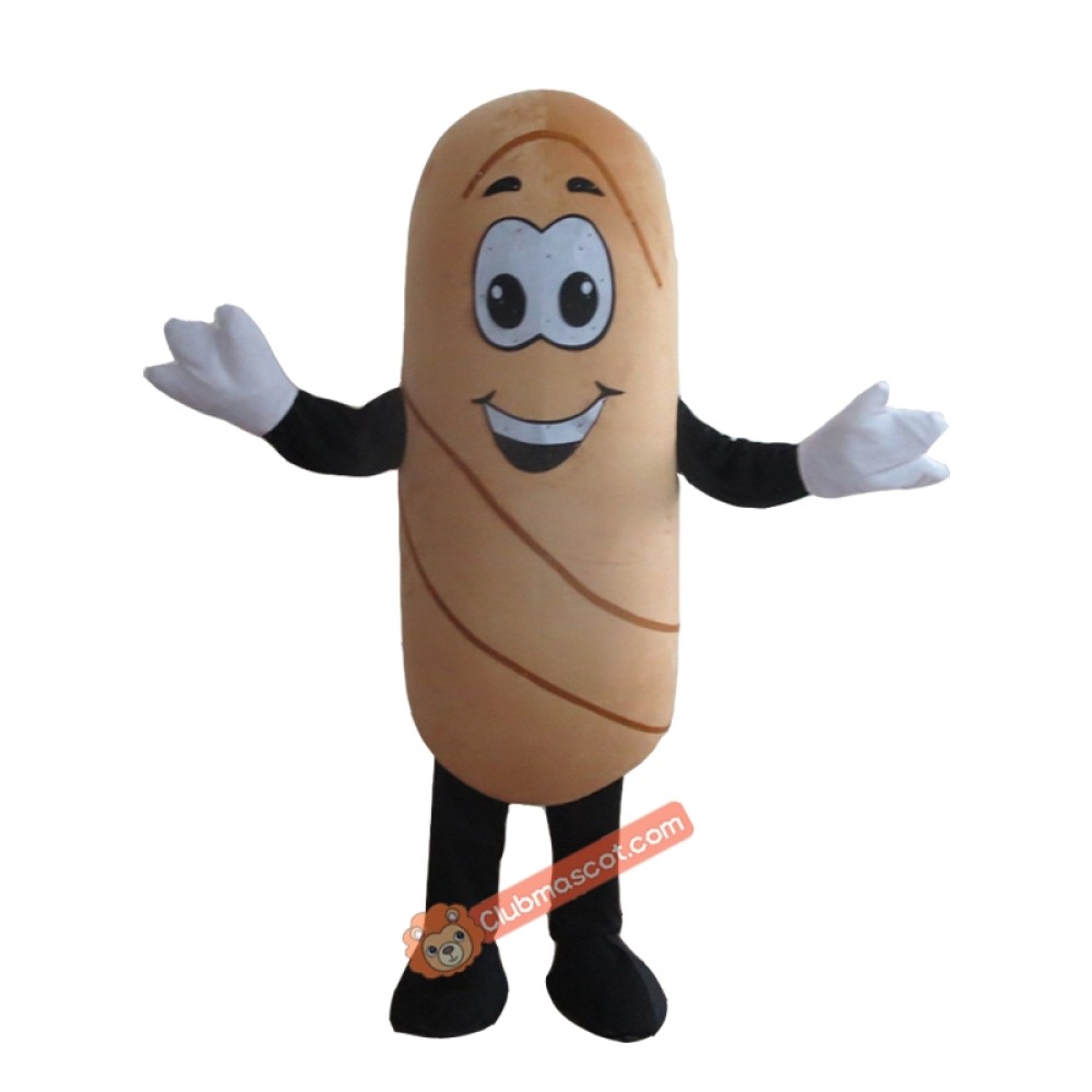 Custom Bread Mascot Costume, Custom Bread Costume