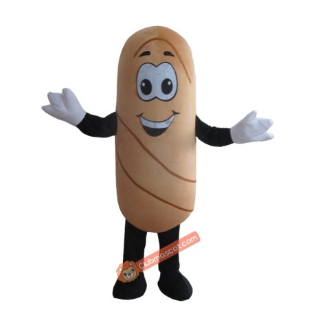 Custom Bread Mascot Costume, Custom Bread Costume