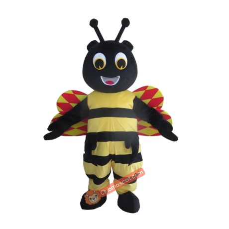 Custom Honeybee Mascot Costume, Custom Honeybee Costume