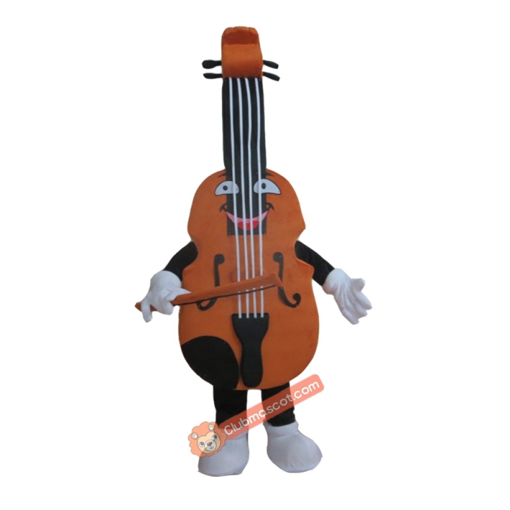 Custom Musical Instruments Violin Mascot Costume, Custom Musical Instruments Violin Costume