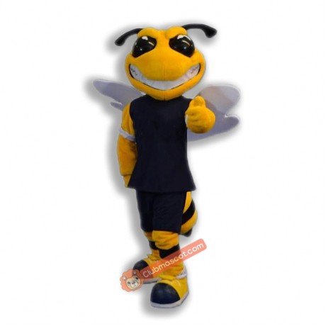 Custom Yellow Bee Mascot Costume, Custom Yellow Bee Costume