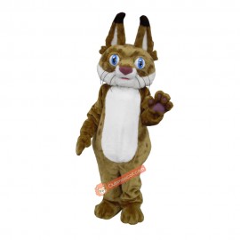 Cute Bobcat Mascot Costume, Cute Bobcat Costume