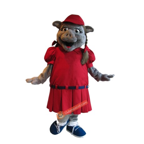 Cute Charming Pig Mascot Costume, Cute Charming Pig Costume