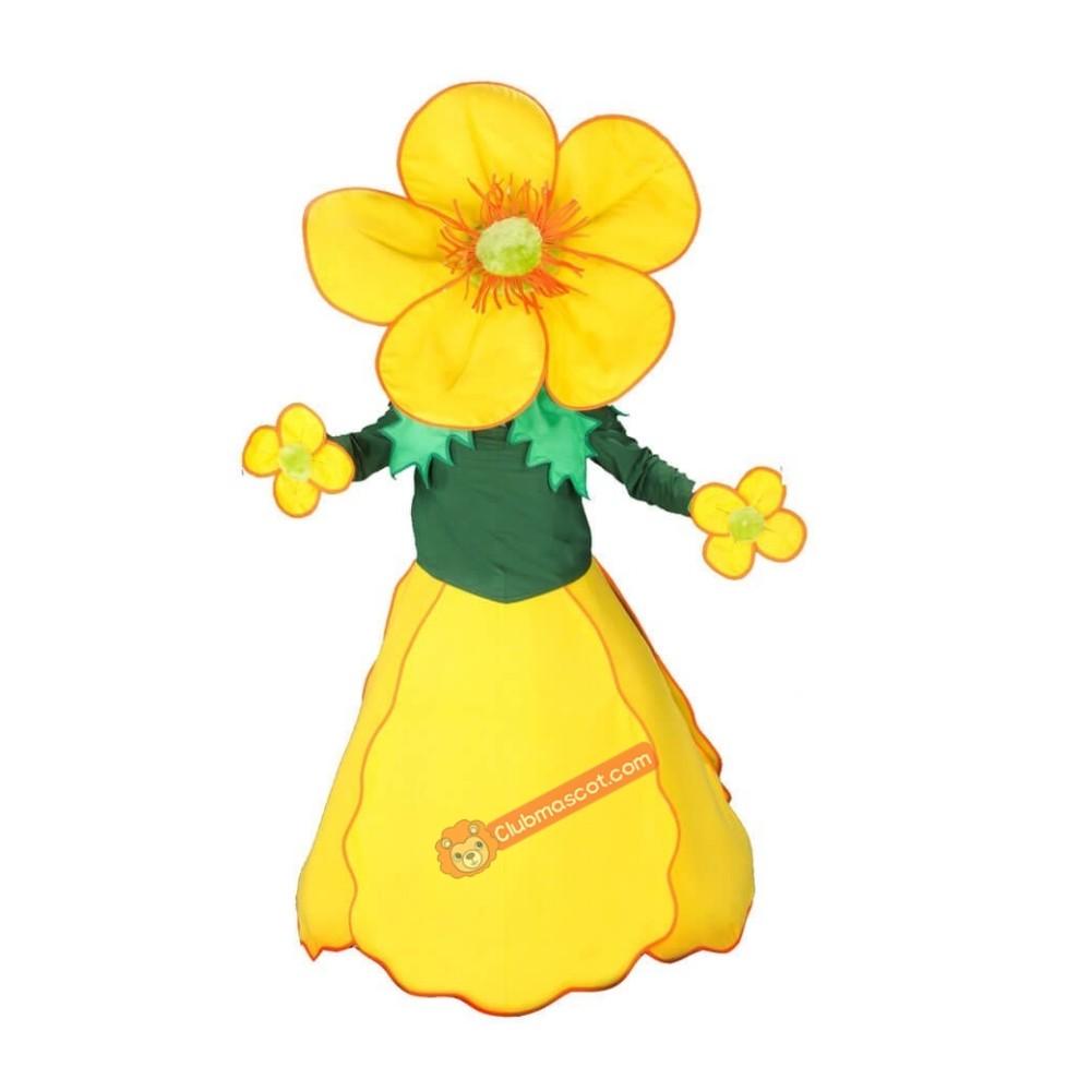 Cute Flowers Mascot Costume, Cute Flowers Costume