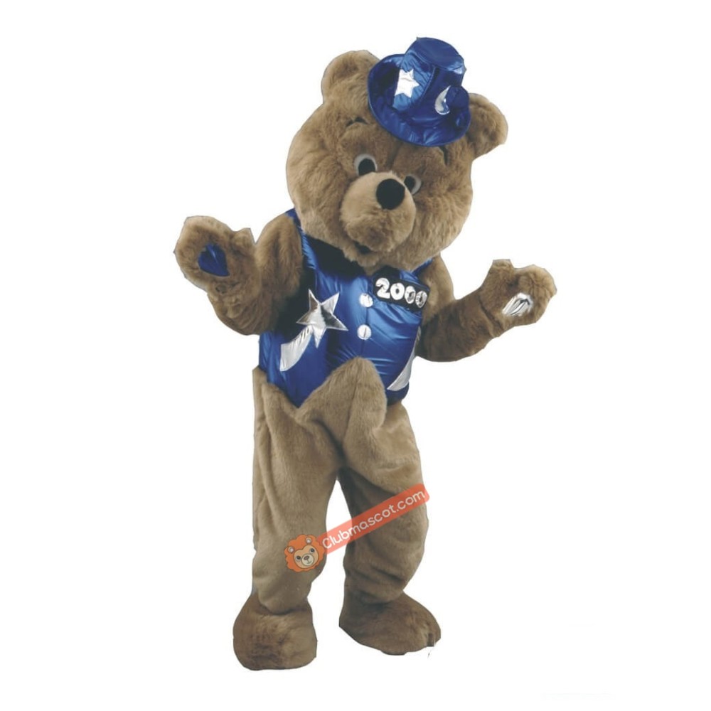 Cute Friendly Bear Mascot Costume, Cute Friendly Bear Costume