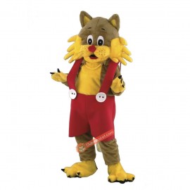 Cute Friendly Cat Mascot Costume, Cute Friendly Cat Costume