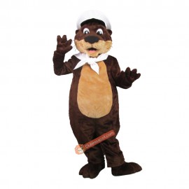 Cute Handsome Otter Mascot Costume, Cute Handsome Otter Costume