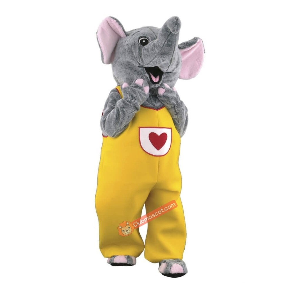 Cute Happy Elephant Mascot Costume, Cute Happy Elephant Costume