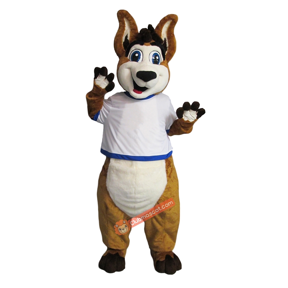 Cute Happy Fawn Mascot Costume, Cute Happy Fawn Costume