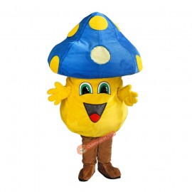 Cute Happy Mushroom Mascot Costume, Cute Happy Mushroom Costume