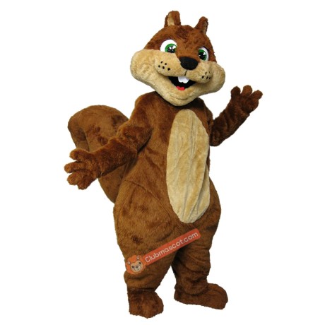 Cute Happy Squirrel Mascot Costume, Cute Happy Squirrel Costume