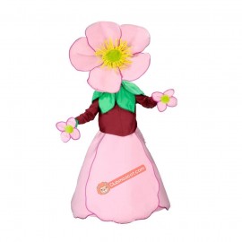 Cute Pink flowers Mascot Costume, Cute Pink flowers Costume