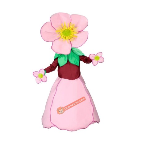 Cute Pink flowers Mascot Costume, Cute Pink flowers Costume