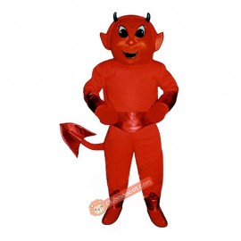 Cute Red Devil Mascot Costume, Cute Red Devil Costume