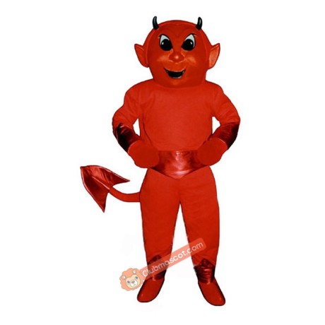 Cute Red Devil Mascot Costume, Cute Red Devil Costume