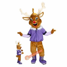 Cute Reindeer Mascot Costume, Cute Reindeer Costume